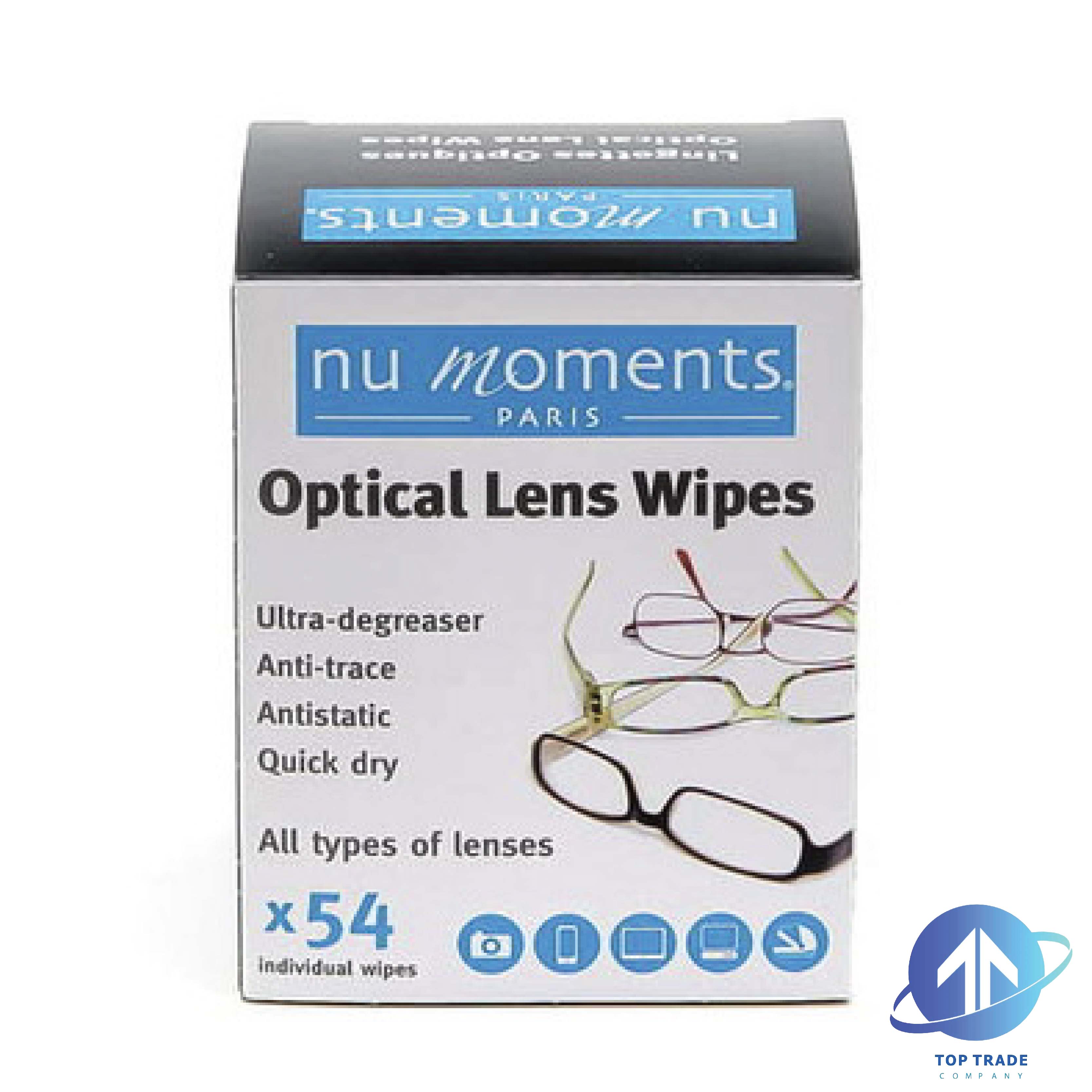 Nu Moments optical wipes 54pcs